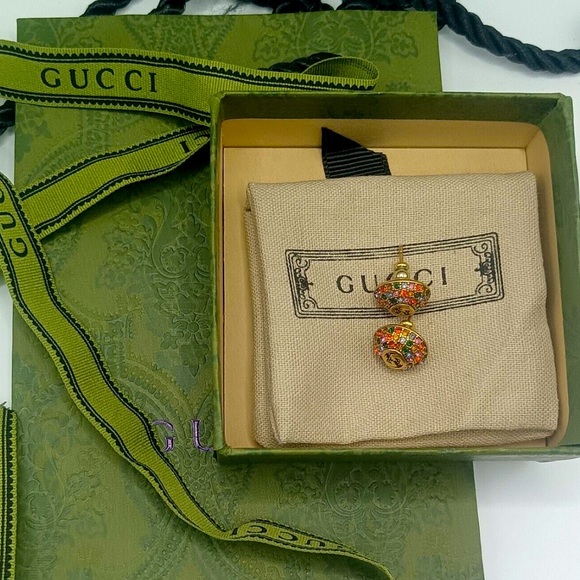Gucci Multi Colored Crystal Studs - Picture 7 of 7